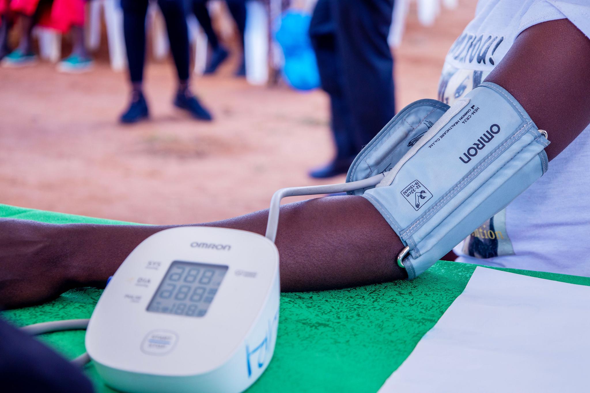 BP Machine on a Patient